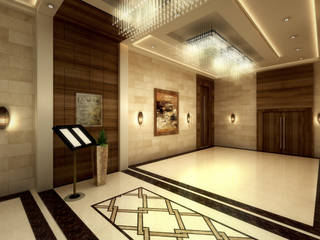 Wedding Hall, SPACES Architects Planners Engineers SPACES Architects Planners Engineers 經典風格的走廊，走廊和樓梯