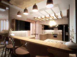 Interior shot SPACES Architects Planners Engineers Kitchen