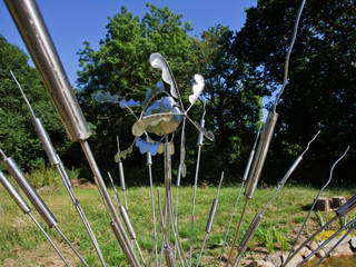 Girouette - Fontaine - Shishi Odoshi, Artiste Sculpteur Artiste Sculpteur Jardin moderne