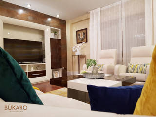 Mobiliario de Salon Serik II Decoración Búkaro Interiorismo, Franco Furniture Franco Furniture モダンデザインの リビング