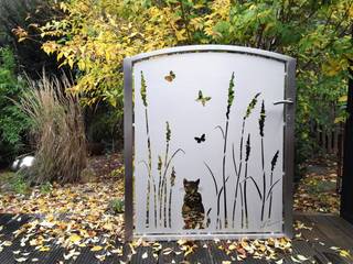 Custom Gates, Edelstahl Atelier Crouse: Edelstahl Atelier Crouse: Front yard Metal