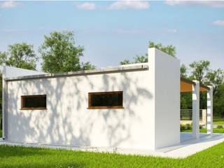 Casas Prefabricadas proyecto G175, FHS Casas Prefabricadas FHS Casas Prefabricadas Single family home Iron/Steel Multicolored