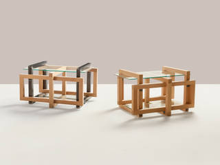 Tavolino - Coffee/Table TELARIA, manufatt manufatt Modern Houses Solid Wood Multicolored