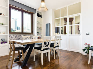 Appartamento EUR - Torrino (Roma), 02A Studio 02A Studio Modern Dining Room White