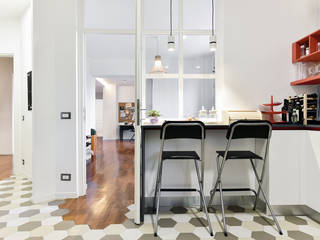 Appartamento EUR - Torrino (Roma), 02A Studio 02A Studio Modern Kitchen White
