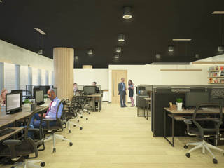 Ayala Cooperative Office, DW Interiors DW Interiors Gewerbeflächen Beton Grau