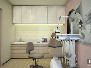 Marzan Dental Clinc, DW Interiors DW Interiors Gewerbeflächen Holz Pink