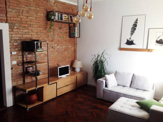 Mobile TV/Libreria CRESPI, manufatt manufatt Modern Living Room