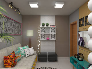 Apartamento Do It Yourself, Plano A Studio Plano A Studio Salon industriel