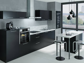 Aktionsküchen, Marquardt Küchen Marquardt Küchen Küchenzeile Granit Schwarz