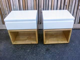 Custom Cube Side Tables, Eco Furniture Design Eco Furniture Design Dormitorios Madera