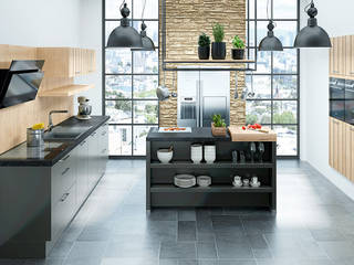 Aktionsküchen, Marquardt Küchen Marquardt Küchen Kitchen units Granite Black