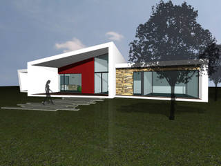 Casa M, Vasco & Poças - Arquitetura e Engenharia, lda Vasco & Poças - Arquitetura e Engenharia, lda Moderne Häuser