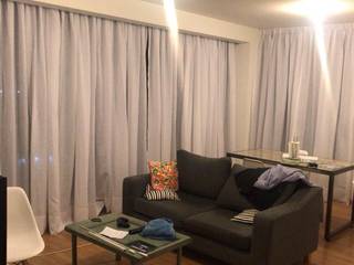 Cortinas para ventanales, Su living Su living Salones de estilo moderno