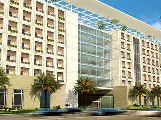 Hotel in Jeddah, SPACES Architects Planners Engineers SPACES Architects Planners Engineers مساحات تجارية