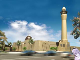 Mosque - Bahrain, SPACES Architects Planners Engineers SPACES Architects Planners Engineers 商业空间