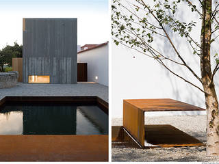 House at Chamusca da Beira, Portugal, Margem Arquitectura Paisagista Lda Margem Arquitectura Paisagista Lda Jardins ecléticos