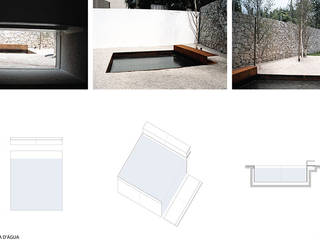 House at Chamusca da Beira, Portugal, Margem Arquitectura Paisagista Lda Margem Arquitectura Paisagista Lda オリジナルな 庭