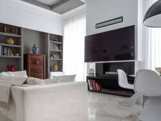 APPARTAMENTO IN PALAZZO D'EPOCA, Viu' Architettura Viu' Architettura Modern living room