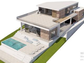 Villa in Ibiza for sale, FHS Casas Prefabricadas FHS Casas Prefabricadas Villas Reinforced concrete Multicolored