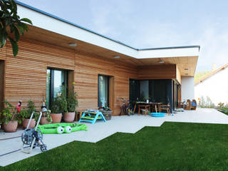 HAUS GLG, AL ARCHITEKT - in Wien AL ARCHITEKT - in Wien Bungalows Wood Wood effect