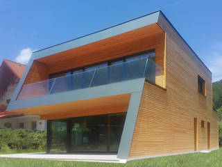 HAUS CBS, AL ARCHITEKT - in Wien AL ARCHITEKT - in Wien Detached home Wood Wood effect