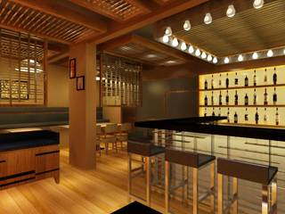 zitar restaurant, Manohar Mistry & Associates Manohar Mistry & Associates Commercial spaces Wood Wood effect