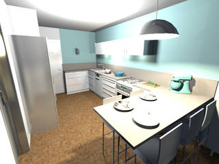 Rénovation complète d'une cuisine, Scènes d'Intérieur Scènes d'Intérieur Kitchen units