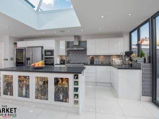 Heathrow West House Rear Extension And Refurbishment, The Market Design & Build The Market Design & Build Modern Kitchen
