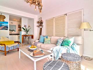Beach Retreat apartment, Studio Do Cabo Studio Do Cabo Eclectic style living room