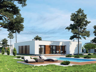 FHS Casas Prefabricadas: modern tarz , Modern