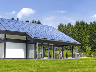 PLUS ENERGY HOUSE Westerwald, DAVINCI HAUS GmbH & Co. KG DAVINCI HAUS GmbH & Co. KG Modern houses