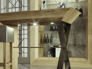Barras de Bar para Casa, Franco Furniture Franco Furniture モダンデザインの リビング