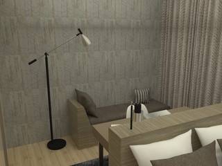 Apartamento em Torres Vedras, Branco Carmim Branco Carmim Quartos modernos