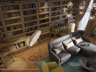 Colorful experiment, Artichok Design Artichok Design Eclectic style living room Turquoise