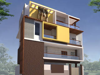 Mr. Chandan Residence., Tangent Structures. Tangent Structures.
