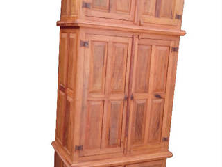 Roupeiros Rústicos, Barrocarte Barrocarte Rustic style bedroom Solid Wood Wood effect
