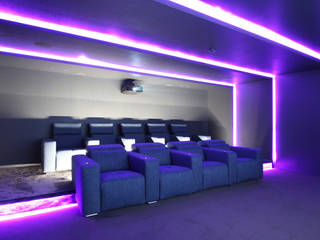 Home Cinema, HOME Technology Designers HOME Technology Designers Salas de entretenimiento de estilo minimalista