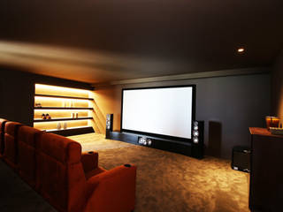 Home Cinema, HOME Technology Designers HOME Technology Designers Phòng giải trí: Thiết kế nội thất · bố trí · Ảnh