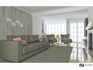 PROJETOS: 3D, INTERDOBLE BY MARTA SILVA - Design de Interiores INTERDOBLE BY MARTA SILVA - Design de Interiores Living room