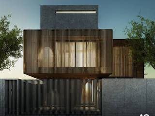 FLIP HOUSE : บ้าน 3 ชั้น ซอยประชาอุทิศ, A8 Design Studio A8 Design Studio