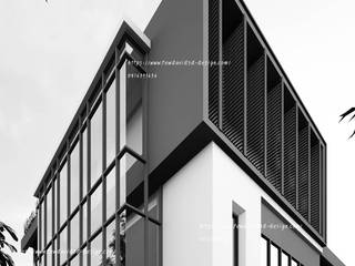 Resort & Hotel จ.ราชบุรี, fewdavid3d-design fewdavid3d-design Modern terrace