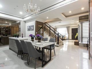 良勳建設-蕾夢湖 II, SING萬寶隆空間設計 SING萬寶隆空間設計 Classic style dining room