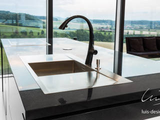 Design kitchen by Luis Design, Luis Design Luis Design Éléments de cuisine Métal