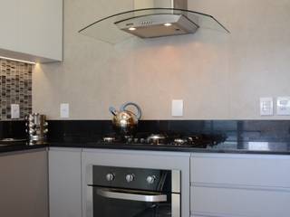 Cozinha e banheiro moderno, arquiteta aclaene de mello arquiteta aclaene de mello Éléments de cuisine Granite