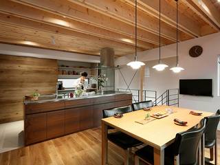 むこう空の家, 株式会社 ATELIER O2 株式会社 ATELIER O2 Cozinhas modernas