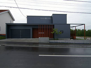 PATCHWORK HOUSE, 株式会社 ATELIER O2 株式会社 ATELIER O2 Modern houses