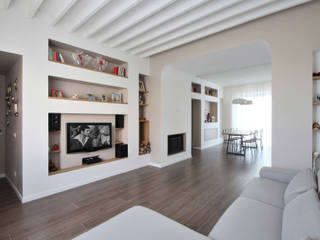 Arredamento Country Chic Moderno in Villetta Toscana, JFD - Juri Favilli Design JFD - Juri Favilli Design Living room