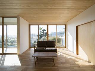 Y-house･R 友部, m･style 一級建築士事務所 m･style 一級建築士事務所 Livings de estilo moderno Madera Acabado en madera