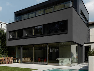 Grey, Architekt Zoran Bodrozic Architekt Zoran Bodrozic Minimalistische Häuser Beton Grau